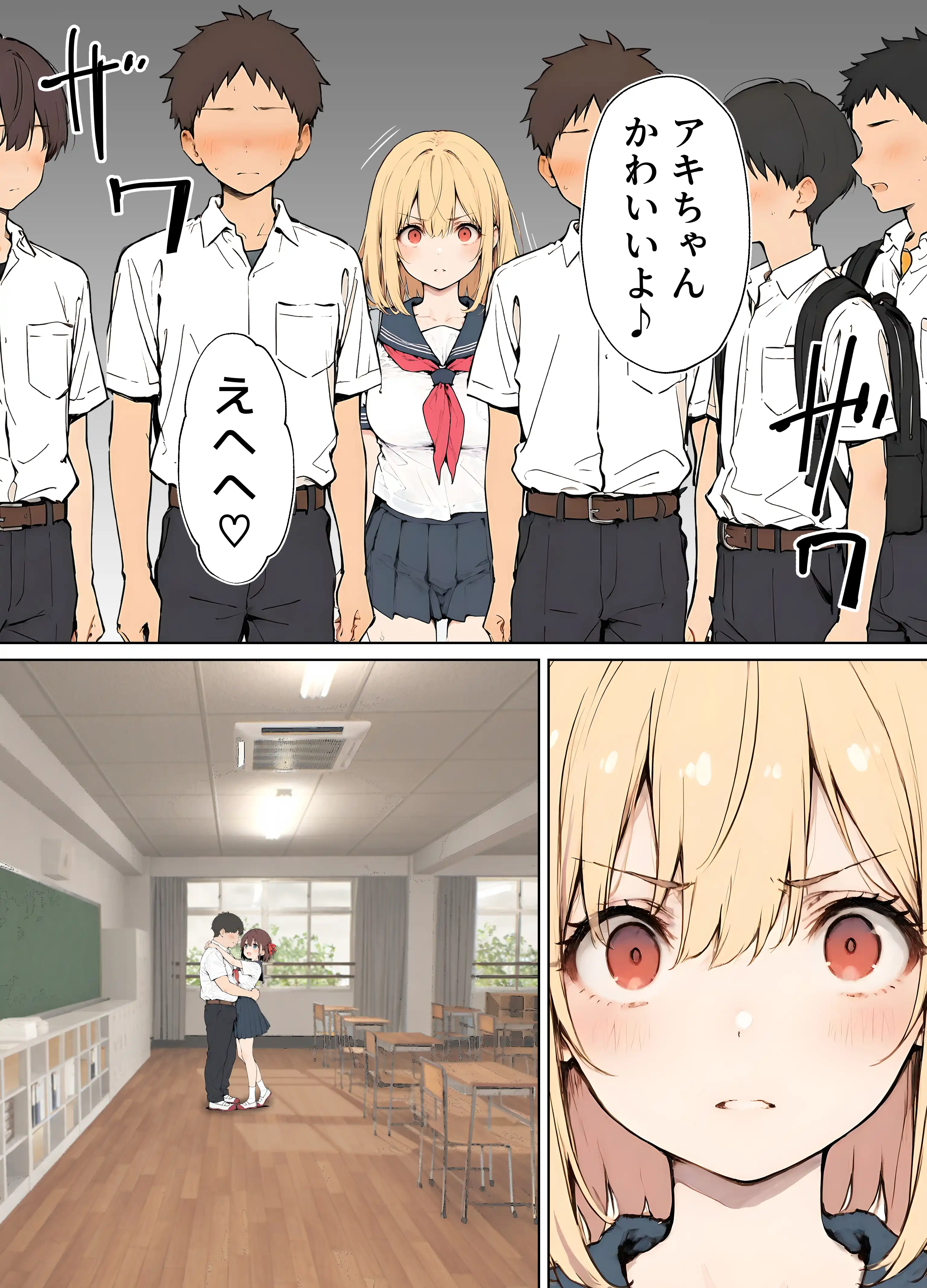 『女体化したカースト上位男がキモオタに下剋上レ●プされ種付けを懇願するオンナノコへと堕ちる話』（作：晴天艦）の試し読み画像57